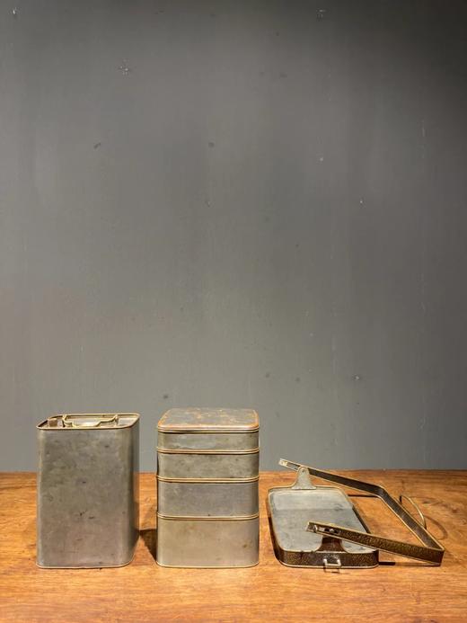 鎏银髹红漆多层餐饮携带盒，顺丰包邮 商品图6