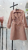 C6369        时尚英伦拼色收腰显瘦百搭中长款风衣外套（特价不退换） 商品缩略图5