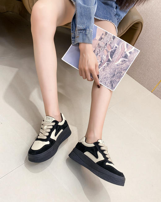 新品女士平底磨砂休闲棉鞋431B35562（W） 商品图7