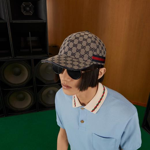 【现货预定】GUCCI 古驰 男女通款饰织带经典GG帆布棒球帽 696845 商品图4