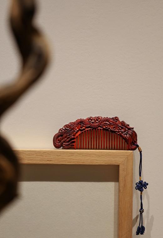 【国庆特惠】小叶紫檀祥龙·木梳 s1 商品图2