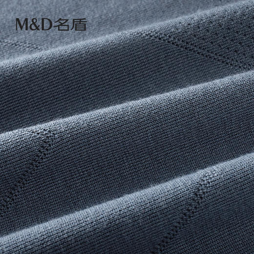 【名盾】MD名盾圆领针织毛衫男秋冬100%羊毛保暖打底衣08556 商品图3