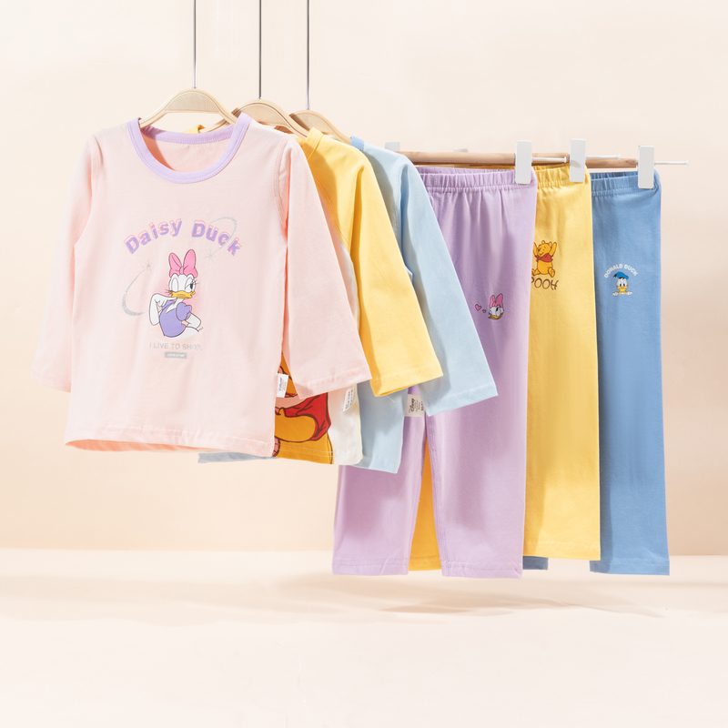 迪士尼（Disney）童装儿童套装时尚卡通长袖套装舒适透气年秋新品ZD3CT005
