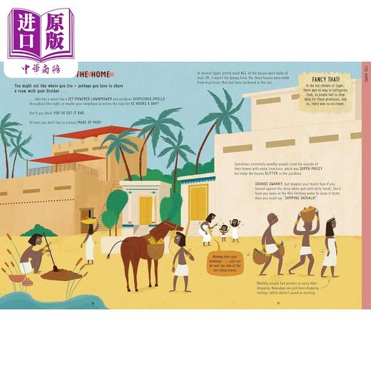 【中商原版】如果你生活在古埃及 A Kids Life in Ancient Egypt 英文原版 儿童历史读物 人文百科绘本故事 进口读物7岁以上 商品图1