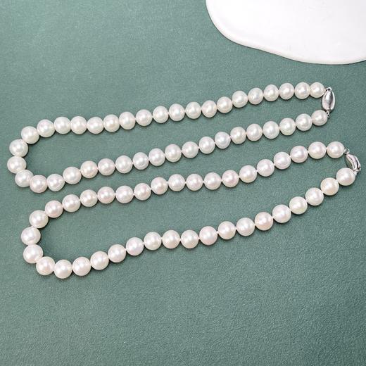 DS925淡水珍珠项链-无核圆珠11-12#6B005 商品图0