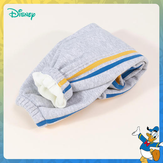 迪士尼童装男童百搭休闲长裤冬季新款加绒加厚撞色束脚裤ZD3CK002 商品图6