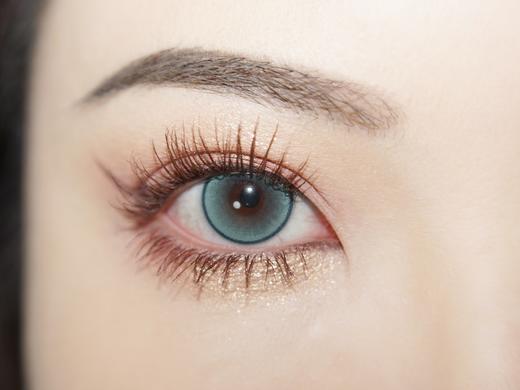 Kumicon旗下｜冰透琉璃&冰透咖啡｜14.0mm白狮参考着色中大直径  月抛  2片 商品图2