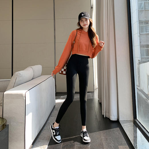 双十一活动【提臀芭比裤！秒变细腰蜜桃臀】瑜伽鲨鱼裤，显瘦10斤，穿上就是“小腰精”，鲨鱼裤皮打底裤，亲肤舒适骑行裤=健身=休闲！ 商品图5