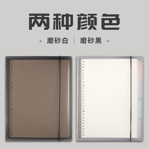 【福利】活页笔记本线圈本简约大学生笔记本子加厚活页本考研笔记练习本 商品图0