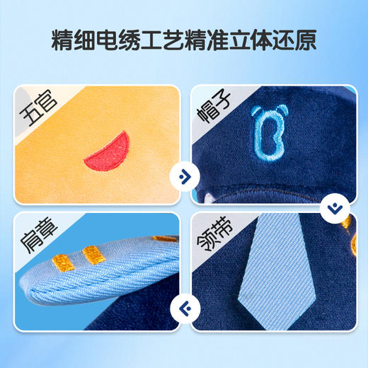 【99元任选3件】啦咘啦哆警长站姿公仔（旧版） 商品图4