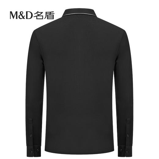 MD名盾男士长袖polo衫秋冬新品商务休闲中青年翻领长袖上衣11596 商品图2