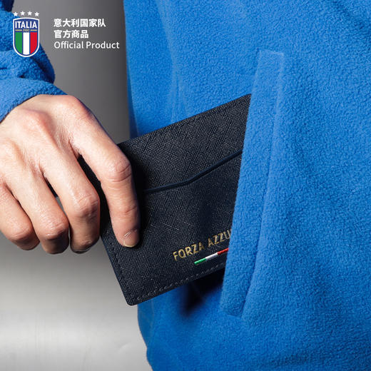 意大利国家队官方商品 | 刺绣深蓝多层卡包卡片夹足球迷周边礼物 商品图3