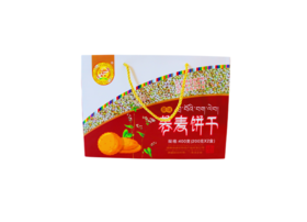 西藏特产 昌都洛隆县洛宗特色产品荞麦饼干原味