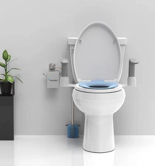 免打孔马桶扶手架卫生间老年人助力厕所坐便器安全折叠扶手 商品图0