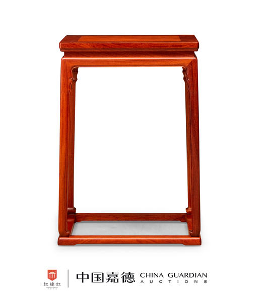 红桥红  家具严选  缅甸花梨（大果紫檀）【78 带托泥 花架】 商品图1