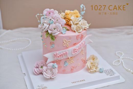 1027CAKE |  精致韩式豆沙裱花蛋糕 （需提前1周预定） 商品图3
