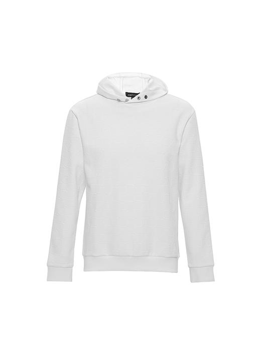 callisto白色棋盘格+立体字母设计卫衣 FSFLE010C 商品图0