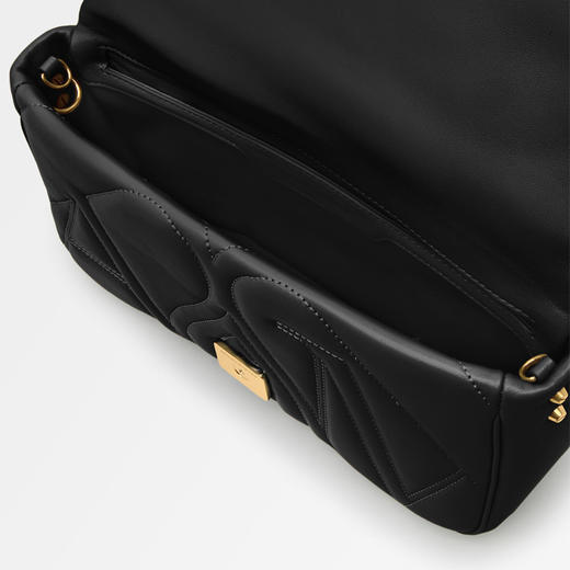 ALEXANDER MCQUEEN 亚历山大.麦昆 女士 The Seal 小号手袋 黑色 757375 1BLE1 1000 商品图3