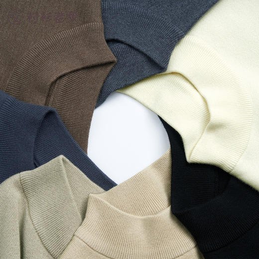 中高领圆领毛衣 商品图4