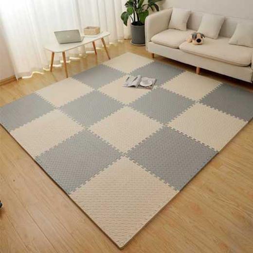 【时尚拼接爬行垫 学步防摔 爬行舒适】呵护嘟嘴可爱 完美地铺就每一寸快乐 宝宝爬行垫xpe泡沫地垫 拼接加厚 家用卧室 儿童婴儿防摔地板垫子-QQ 商品图12