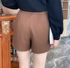 3955#韩版高档百搭单排扣裙裤 商品缩略图2