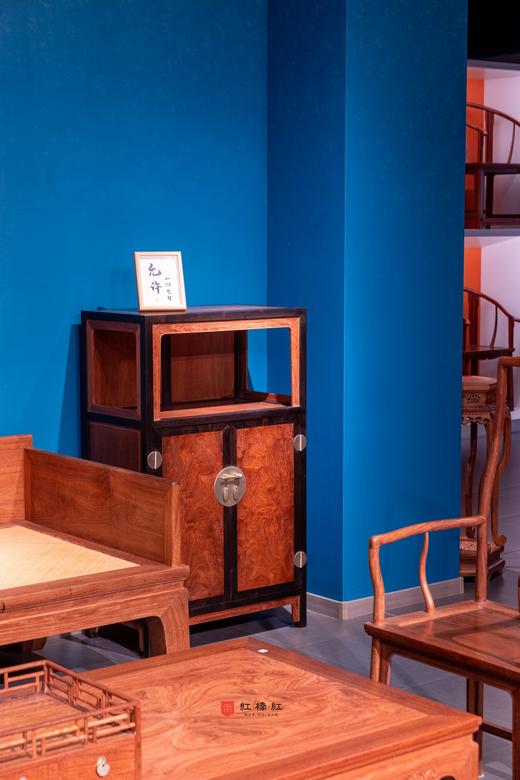 红桥红  家具严选  缅甸花梨(大果紫檀）  【紫光檀 125小号素面 万历柜】 商品图2