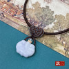 翡翠玉石 如意连心结 精油扩香项链 商品缩略图5