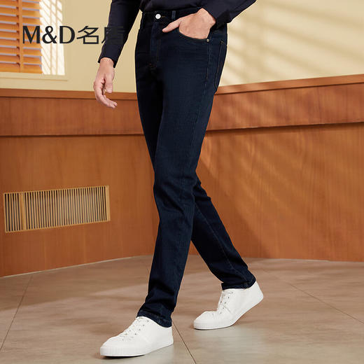 【名盾】MD名盾男士休闲裤秋冬新款耐磨时尚修身牛仔裤36552 商品图1