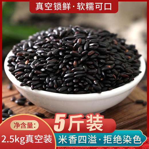 🔥必囤粗粮东北当季新米！黄小米、黑米5斤真空装新鲜香糯、厚厚米油，口感极佳，软糯香醇，养胃首选❗️黄小米米粥、东北黑米 商品图1