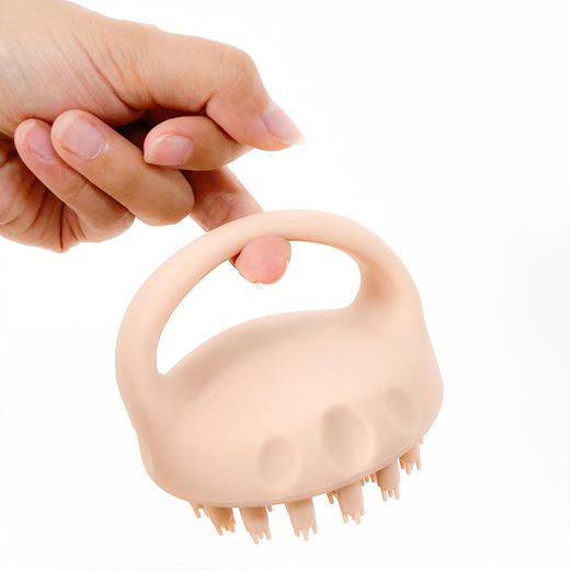 【干湿两用！舒缓按摩】一体全硅胶洗头刷清洁抓头器，去屑头部不伤头皮洗发按摩梳，温和清洁 深层解痒，方便清洗耐用 一冲即净 hh 商品图2