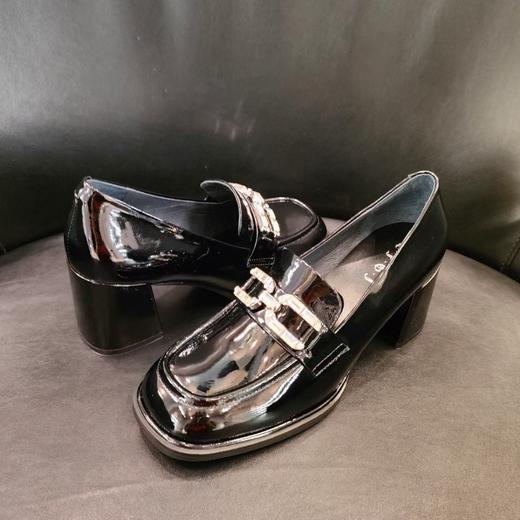 LFGJ凌介女鞋  0350  秋冬新款时尚粗跟鞋 商品图2