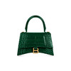 BALENCIAGA 巴黎世家 女士 HOURGLASS 鳄鱼纹压纹小号提挎包 绿色 593546 1LRGM 3011 商品缩略图0