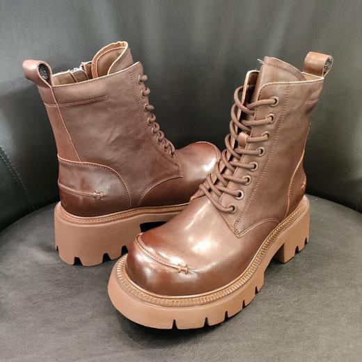 LFGJ凌介女鞋 14905  时尚圆头马丁靴 商品图2