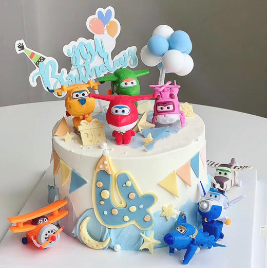 超级飞侠一鲜奶奶油蛋糕 商品图0