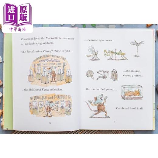 【中商原版】面包鼠与波波鼠3 Cornbread & Pop p  at the Museum英文原版 儿童绘本 动物故事图画书 进口读物4-8岁 友谊故事 商品图1