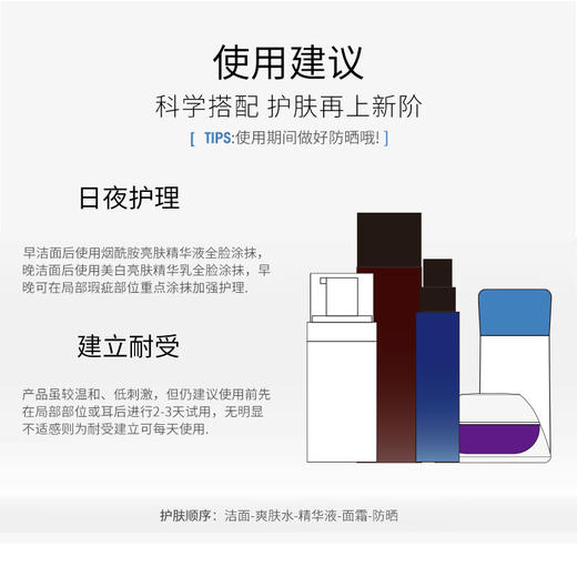丽舒丹早胺晚氨亮肤10%烟酰胺氨甲环酸美白亮肤均匀肤色暗沉套组 商品图2