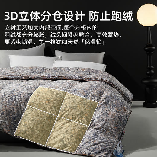 佳丽斯羽绒被95白鹅绒冬被芯加厚保暖抑菌匹马棉鹅绒被子 商品图4