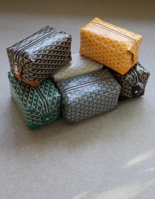 补充 夺命连环催 哈！Goya Bowling 25 帆布+涂层 手拿 洗漱包 6色入 商品图0