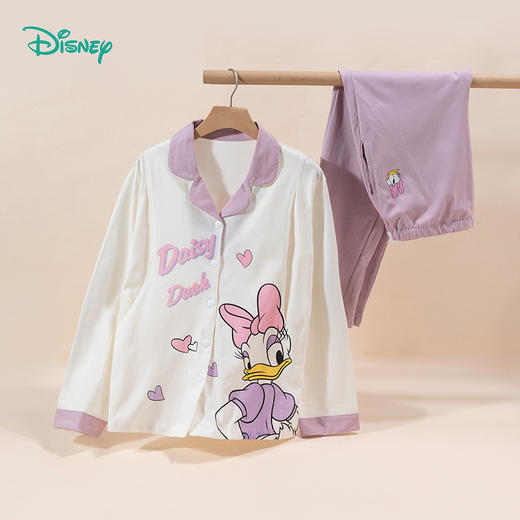 迪士尼孕妈妈家居服套装月子服秋新款柔软舒适黛丝两件套ZD3CY001
 商品图5