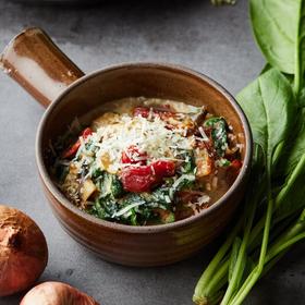 奶油白酱炒培根菠菜 Creamed Bacon Spinach