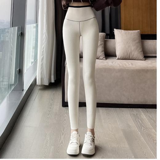 双十一活动【超暖羊羔绒！穿上就是“小腰精”】护腰！提臀！百搭显瘦，打造蜜桃臀，-5℃都不怕冷！鲨鱼皮羊羔绒芭比裤，亲肤舒适瑜伽裤/骑行裤/鲨鱼裤/双11好物 商品图3