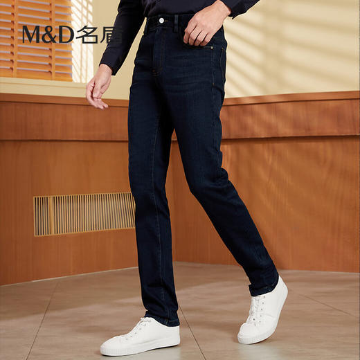 【名盾】MD名盾男士休闲裤秋冬新款耐磨时尚修身牛仔裤36552 商品图0