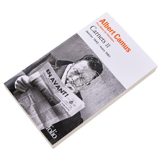 【中商原版】加缪手记 2  1942-1951 法文原版 Albert Camus Carnets II 商品图1