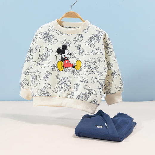 春秋男童卫衣卫裤套装米奇印花中大童运动休闲套装ZD3CT013
 商品图6