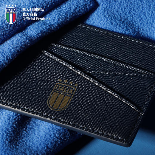 意大利国家队官方商品 | 刺绣深蓝多层卡包卡片夹足球迷周边礼物 商品图2