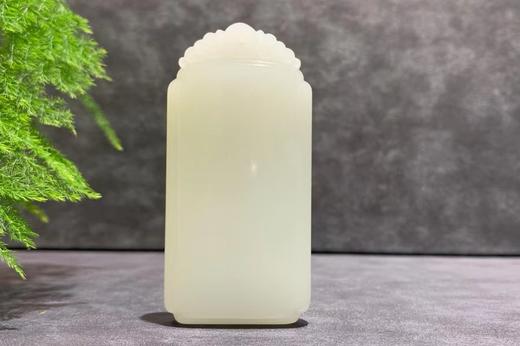 【御珠宫坊·传承系列】羊脂白玉子料无事牌 商品图4