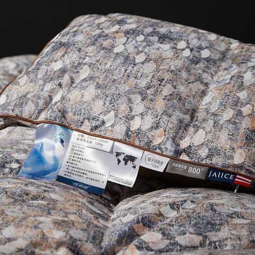 佳丽斯羽绒被95白鹅绒冬被芯加厚保暖抑菌匹马棉鹅绒被子 商品图7