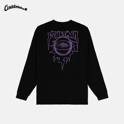 【后背篮球，雷电透气大图案设计】图案很个性张扬，面料舒适亲肤不起静电，最主要的是后背图案用了特殊工艺，透气不闷 商品图7