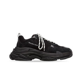【一】BALENCIAGA 巴黎世家 男士刺绣徽标双层泡沫网布老爹鞋 黑色 534217 W2CA1 1000