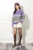 LNNNS 紫灰色针织上衣 10926 商品缩略图1